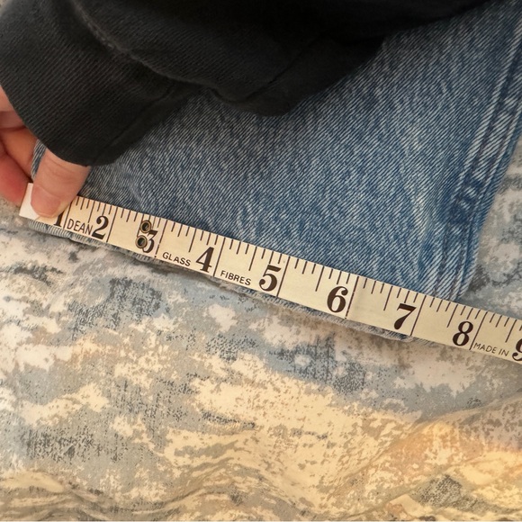 Abercrombie & Fitch the 90s Straight Ultra High Rise Jeans Size 27 Light Wash - Picture 16 of 16